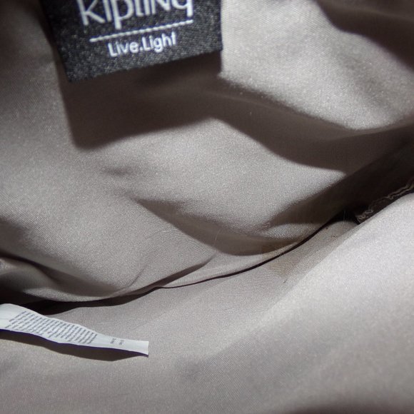 KIPLING MULTI COLOR MULTI ZIP COMPARTMENT SMALL NYLON CROSSBODY BAG - Picture 5 of 6